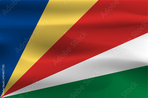 Country flag The beautifully wrinkled Seychelles has a sleek weight. 