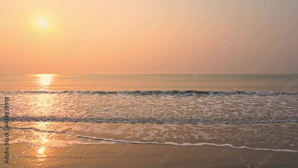 Breathtaking golden sunset over sea Breathtaking golden sunset over sea