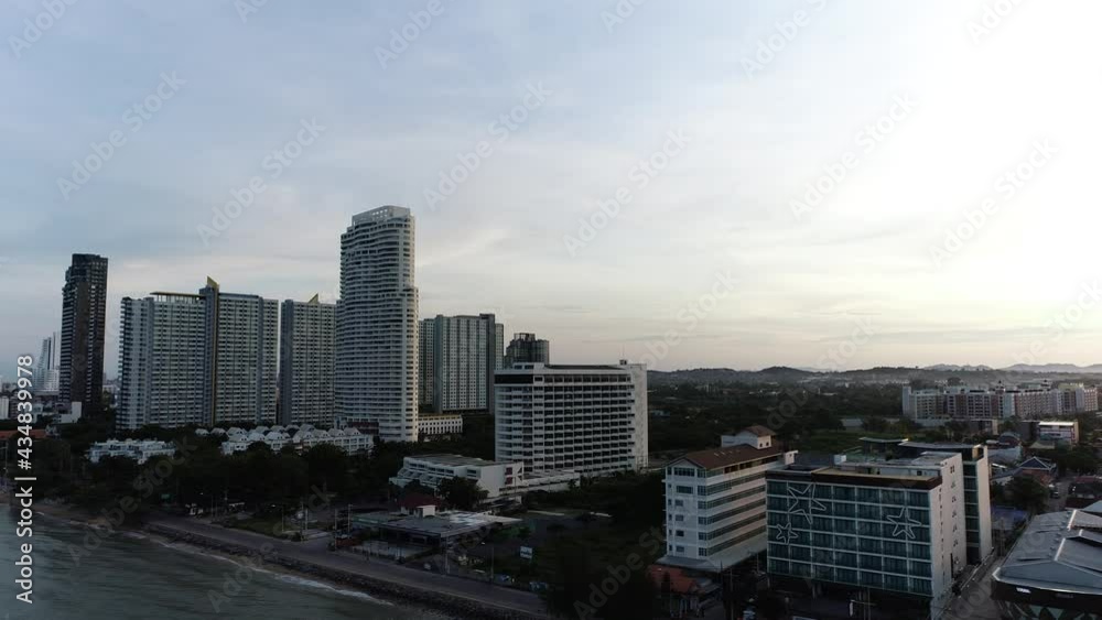 Building Beside Jomtien beach Pattaya Thailand Building Beside Jomtien beach Pattaya Thailand