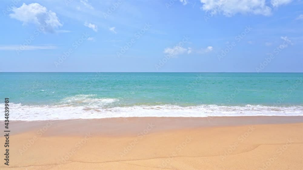 Amazing colorful tropical sandy beach and turquoise sea water Amazing colorful tropical sandy beach and turquoise sea water