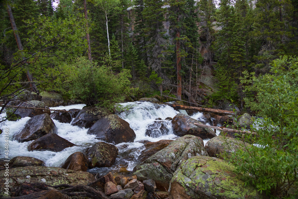 North St. Vrain Creek in Rocky Mountain National Park, Colorado North St. Vrain Creek in Rocky Mountain National Park, Colorado
