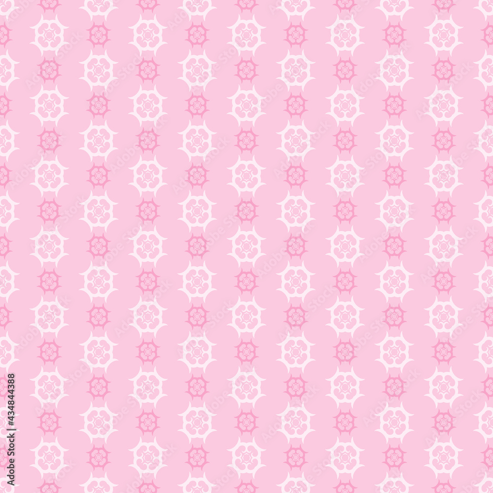Light pink background pattern with decorative ornament, retro style wallpaper. Seamless pattern, texture. Vector art Light pink background pattern with decorative ornament, retro style wallpaper. Seamless pattern, texture. Vector art