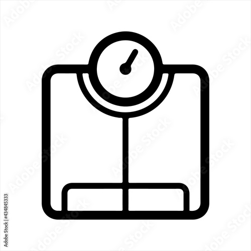 Weight management icon, vector and glyph