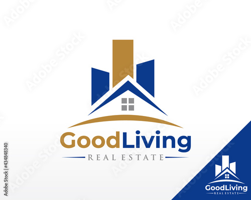 Real Estate Logo. House and Residence Logo design vector