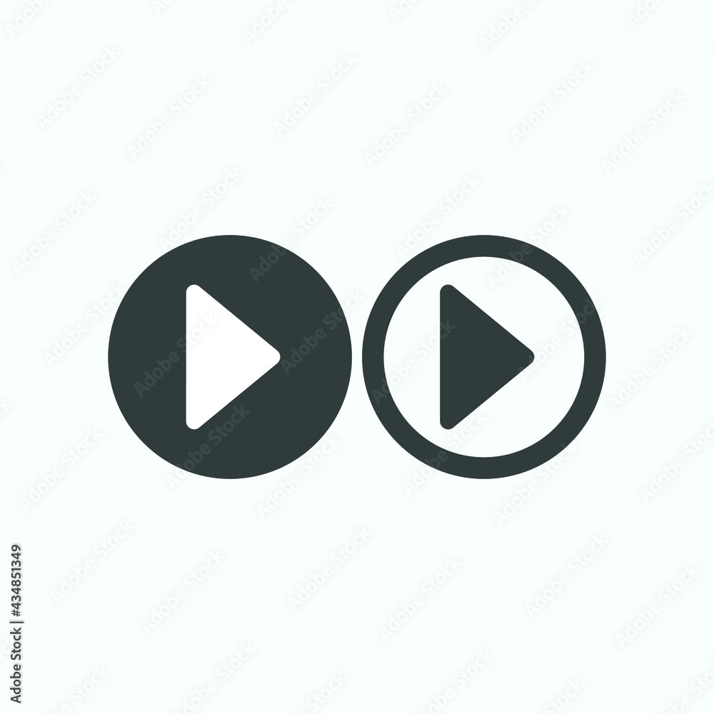 play button icon play button icon