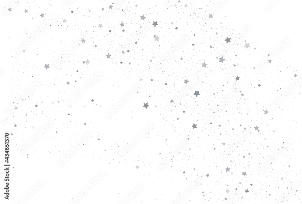 Fototapeta premium Light silver glitter confetti background