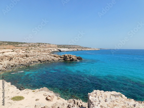 beautiful seascape Cape Kavo greco. Ayia Napa. Protaras. Cyprus.