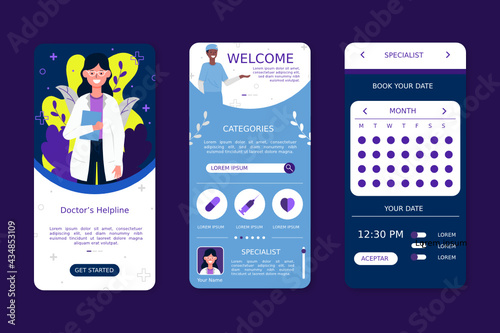 plantilla de interfaz para movil