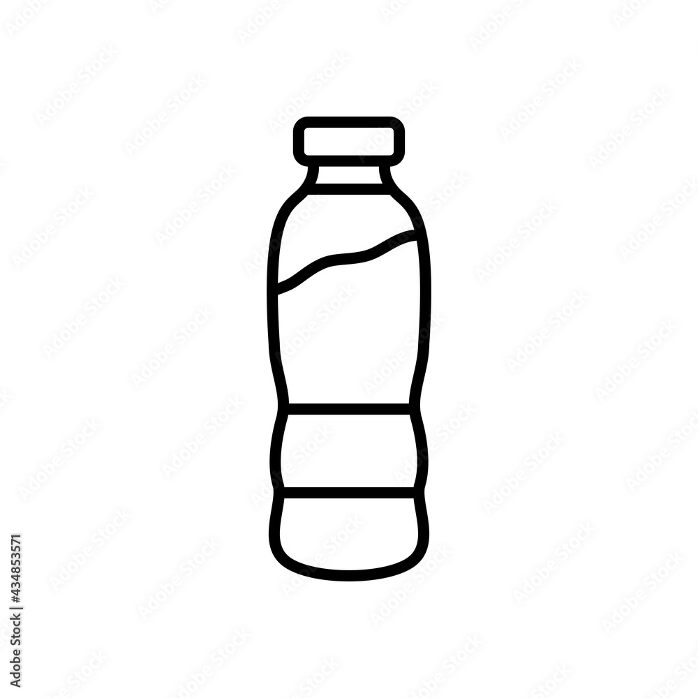 bottle icon line style vector for your web, mobile app logo UI design bottle icon line style vector for your web, mobile app logo UI design