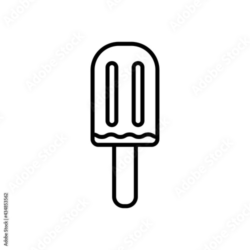 ice cream icon style vector for your web, mobile app logo UI design