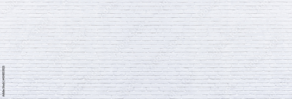 white painted brick wall texture background