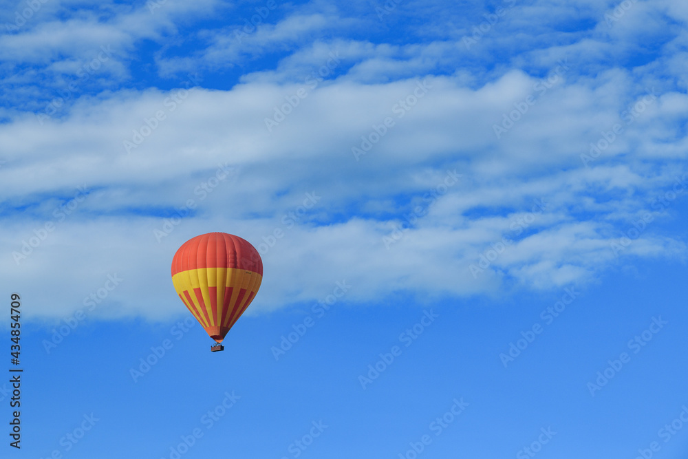 Masai Mara morning hot air balloon safari in kenya. Taken from another hot air Balloon. Masai Mara morning hot air balloon safari in kenya. Taken from another hot air Balloon.