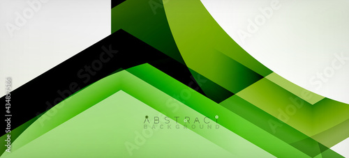 Vector color hexagons geometric abstract background