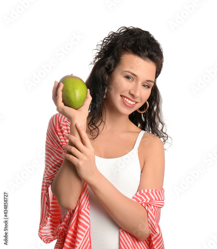 Beautiful woman with fresh ...