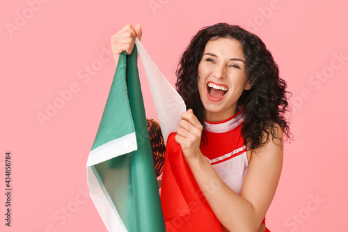 Emotional beautiful cheerle...