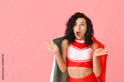 Emotional beautiful cheerle...