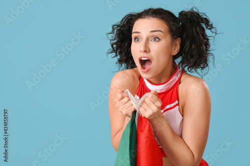 Emotional beautiful cheerle...