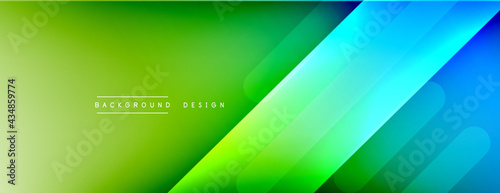 Dynamic lines abstract background. 3D shadow effects and fluid gradients. Modern overlapping forms