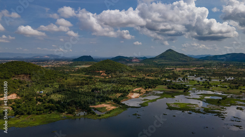 Amazing aerial photography of Kampot province in Cambodia 