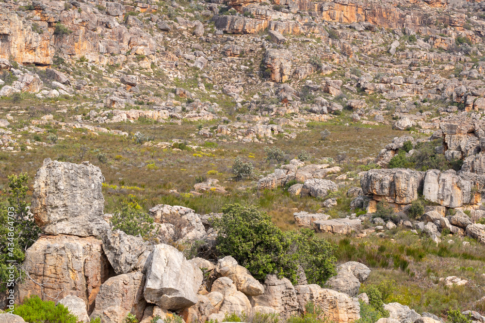 The beautiful landscape of the northern Cederberg close to Clanwilliam in the Western Cape of South Africa