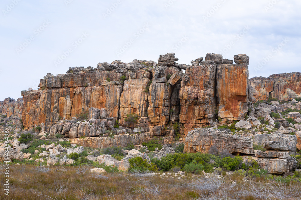 Typical Rock formation in the northern Cederberg close to Clanwilliam in the Western Cape of South Afraica