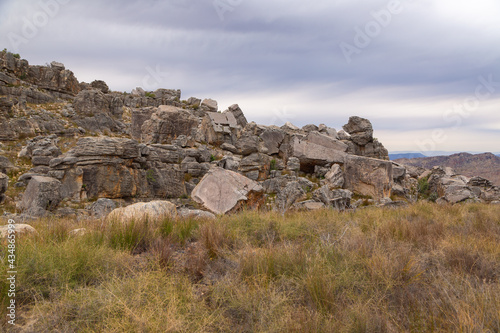 The amazing landscape of the Cederberg Mountains close to Clanwilliam in the Western Cape of South Africa