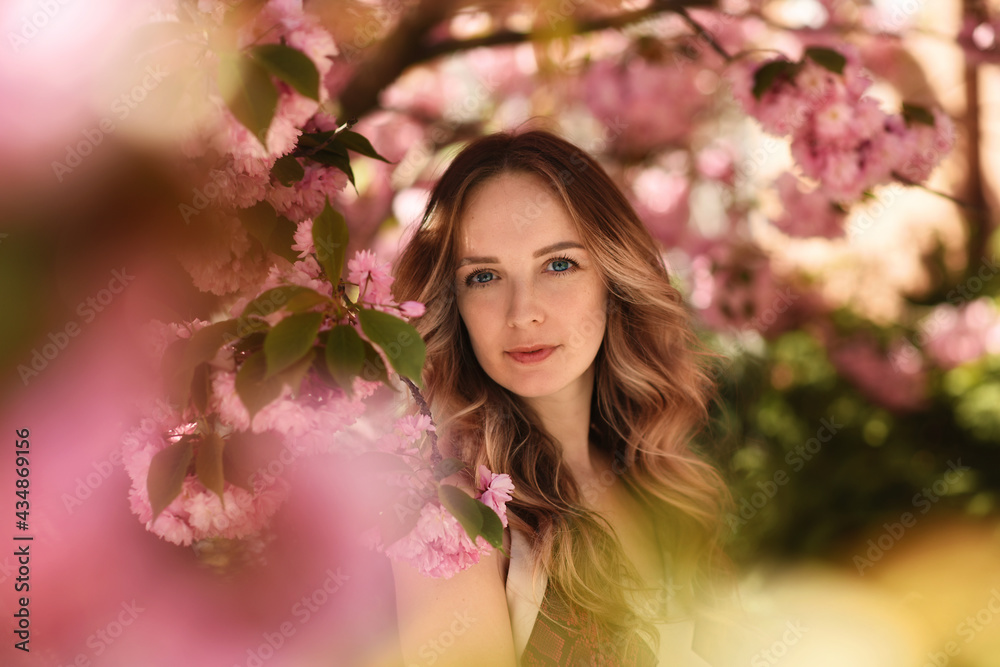 portrait of a woman in the garden