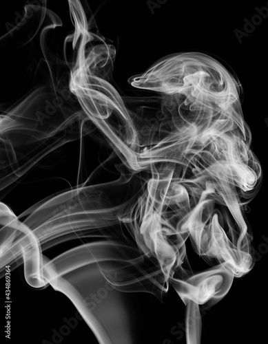 Shape of abstract transparent smoke