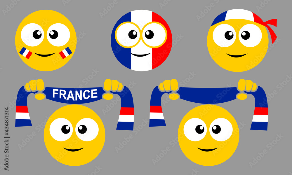 Fototapeta premium emoticon_supporter_football