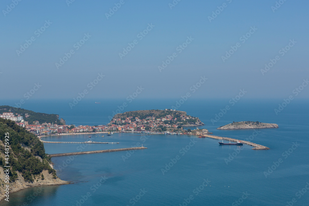 Amasra cityscape - Amasra is a small sea resort town in Bartin - Blacksea region -Turkey