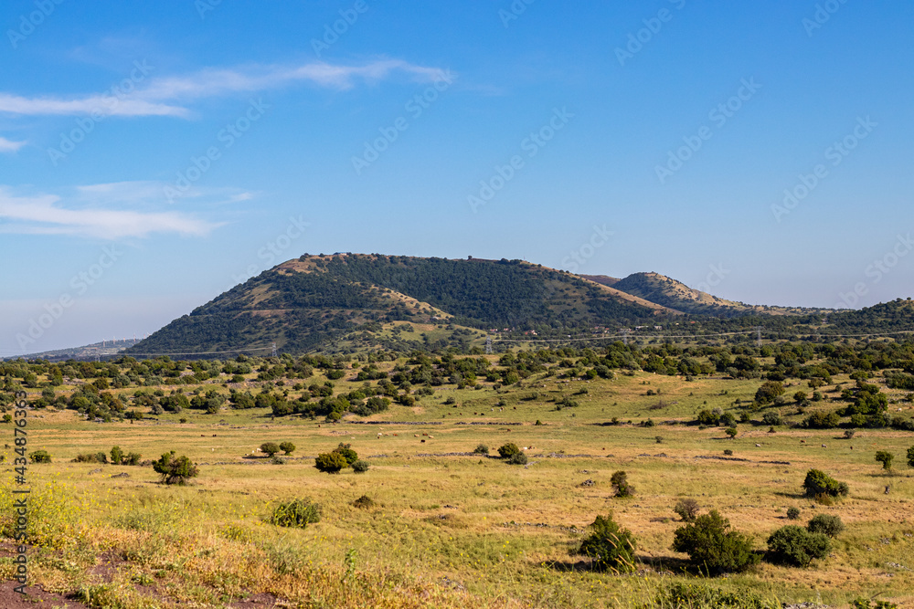 mount Ben-tal at Golan heights, Israel