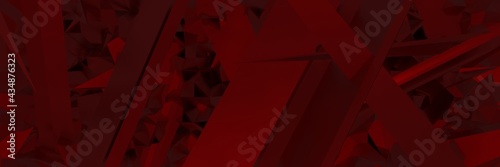 Abstract color diagram background illustration. Futuristic, 3D Render . abstract banner design. Geometric tech background . abstract background . neutral background for wide banner