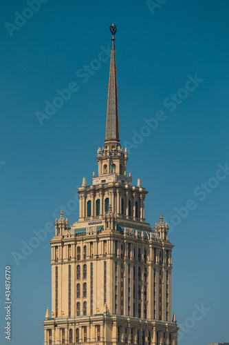 Soviet neoclassical building in Moscow