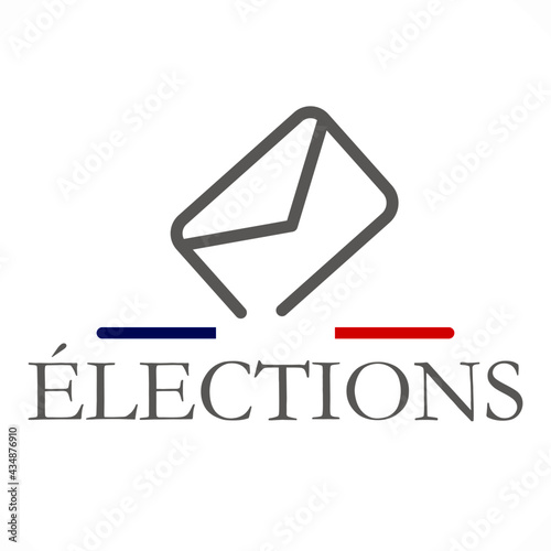 logo élections françaises régionales cantonales municipales départementales photo