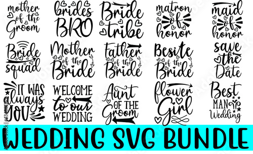 Wedding svg bundle
