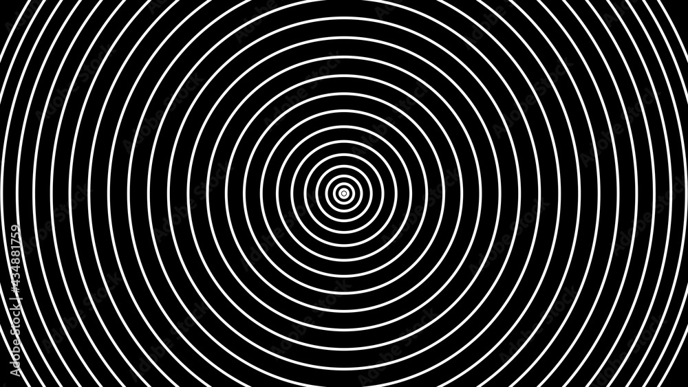 Circular Wave Pattern on Black Background for Transition Circular Wave Pattern on Black Background for Transition