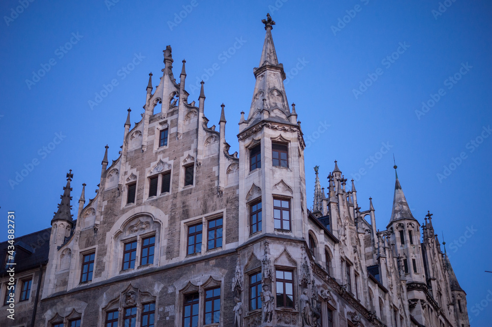  facade of the Frauenkirche in Munich's central square