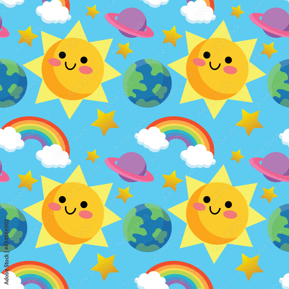 Fototapeta premium kid stuffs game boat train all toys kid object