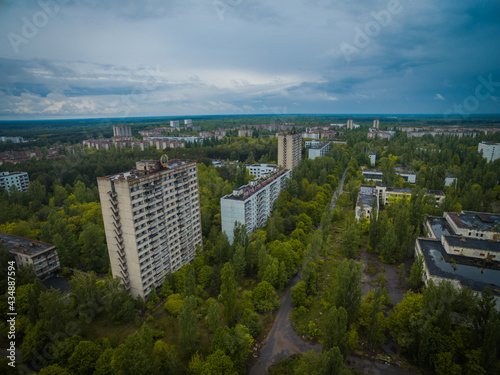 Pripyat, a ghost town, the consequences of a disaster, what a city without people looks like now, Ukraine, Chernobyl