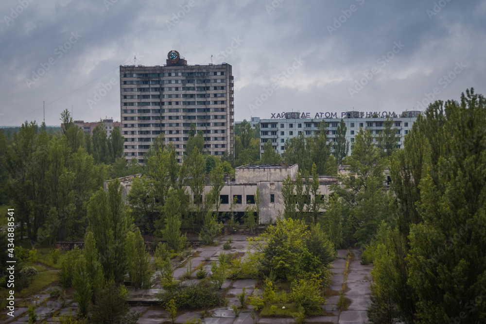 Pripyat, a ghost town, the consequences of a disaster, what a city without people looks like now, Ukraine, Chernobyl Pripyat, a ghost town, the consequences of a disaster, what a city without people looks like now, Ukraine, Chernobyl