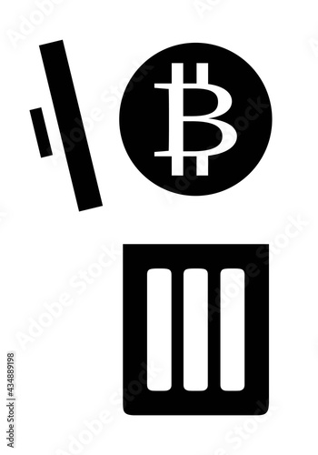 El bitcoin al cubo de la basura
