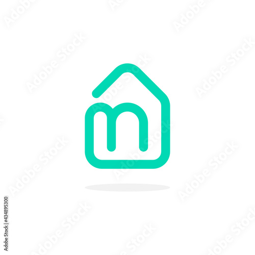 Real Estate Monogram Letter N