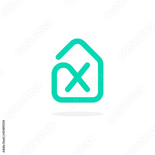 Real Estate Monogram Letter X