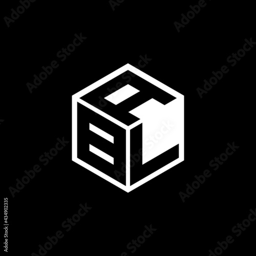 BLA letter logo design with black background in illustrator, vector logo modern alphabet font overlap style. calligraphy designs for logo, Poster, Invitation, etc.	
