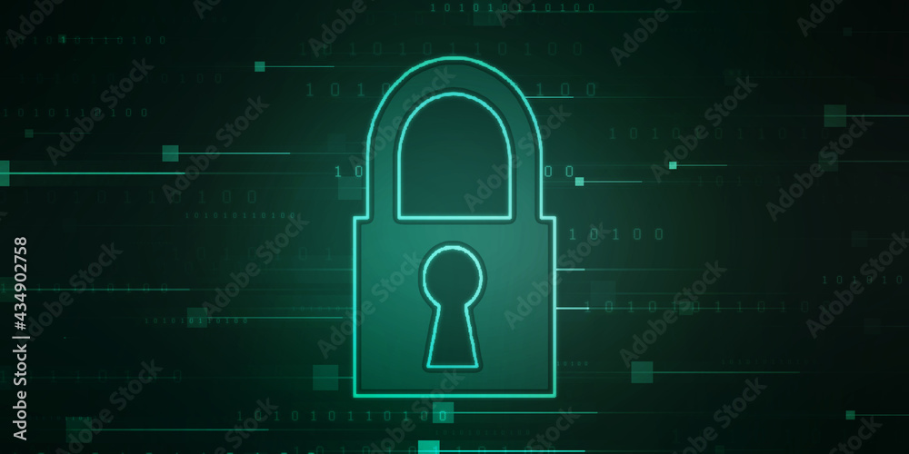 Closed Padlock on technology background, Technology security concept. Modern safety digital background. Lock Protection system, Cyber Security or internet network protection Closed Padlock on technology background, Technology security concept. Modern safety digital background. Lock Protection system, Cyber Security or internet network protection
