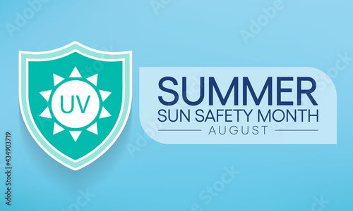 Summer sun safety month is observed every year in August, celebrated to aware about some of the damaging effects of ultraviolet (UV) exposure, and tips to help protect people during the summer months.
