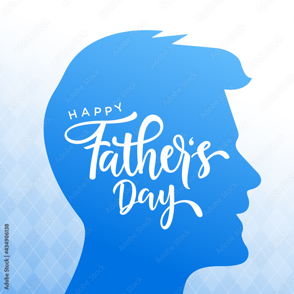 Happy Father's Day illustration vector graphic of good for greeting card, sale, typography, Background. Fathers day holiday