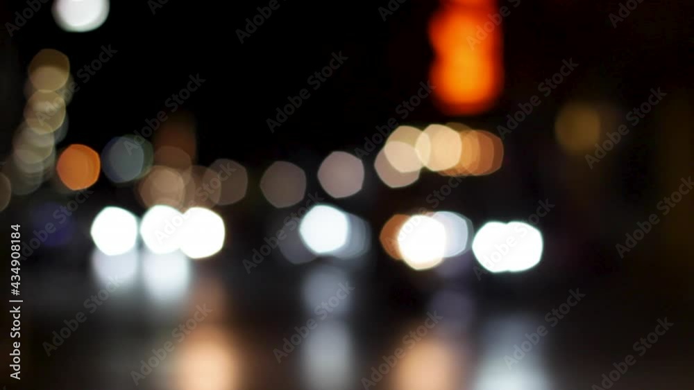 beautiful glittering blurred bokeh hexagon shape of car, traffic and street light at city night, defocused colorful lights on street concept beautiful glittering blurred bokeh hexagon shape of car, traffic and street light at city night, defocused colorful lights on street concept