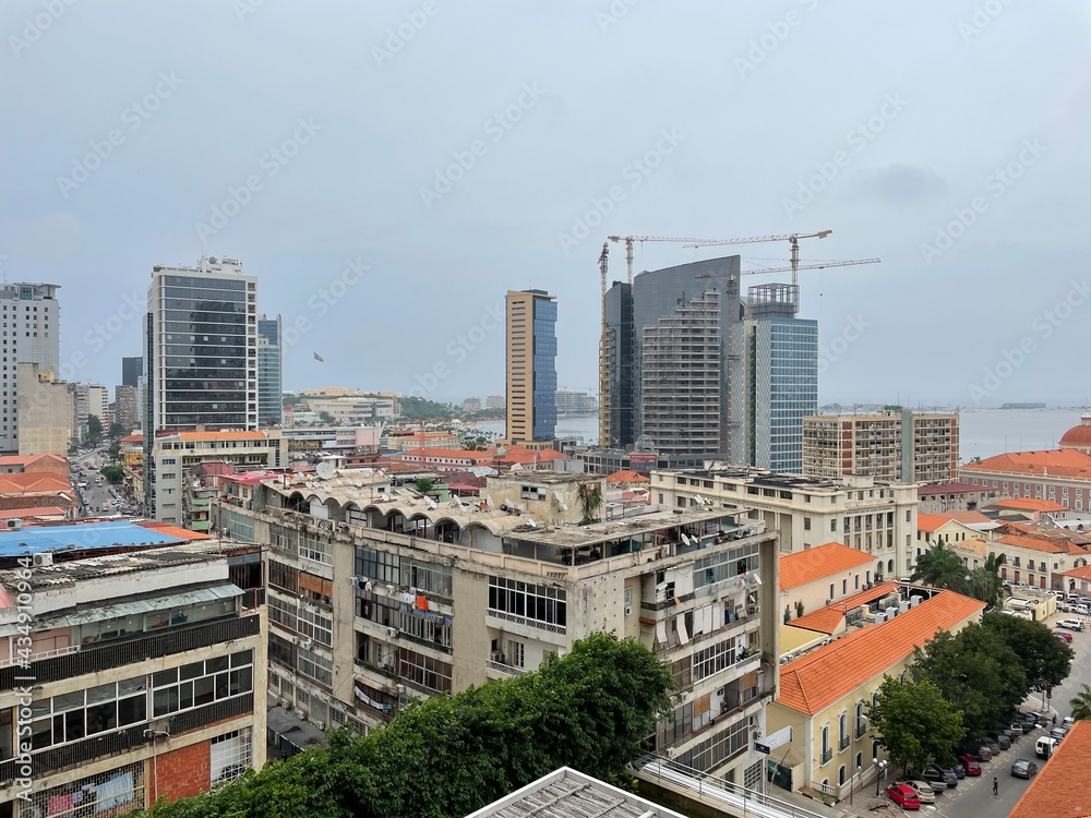 Naklejka premium Luanda city view