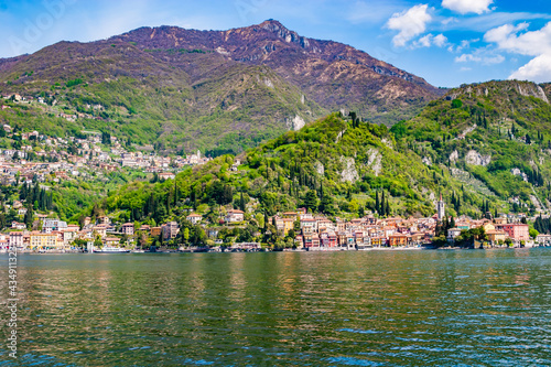 If you travel from Lugano to Lake Como the first village that you find is Menagio.. There you can take the ferry to Varenna. photo